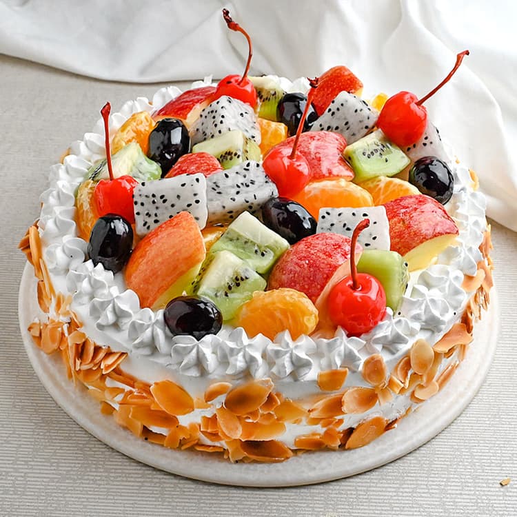 Assorted Fruit & Almond Cake